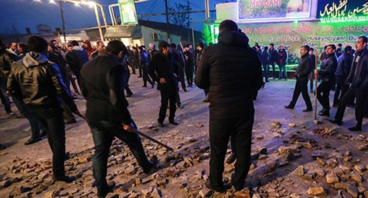 The riots in the Azerbaijani village of Nardaran. November 26, 2016. Photo by Aziz Karimov for the "Caucasian Knot"