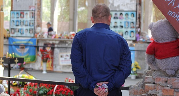 A Memory Watch to pay tribute to the memory of the victims of the Beslan school terrorism attack. Photo by Tamara Agkatseva for the "Caucasian Knot"